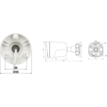 KAMERA IP TC-C321N SPEC:AK/I3/E/Y/C/2.8MM/V2.0 Analog Killer - 1080p 2.8 mm TIANDY